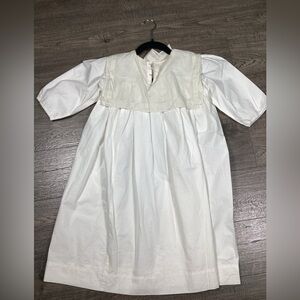 Papallou Vintage Girls Dress Cream Color Size 7-8y NWOT 100 Cotton